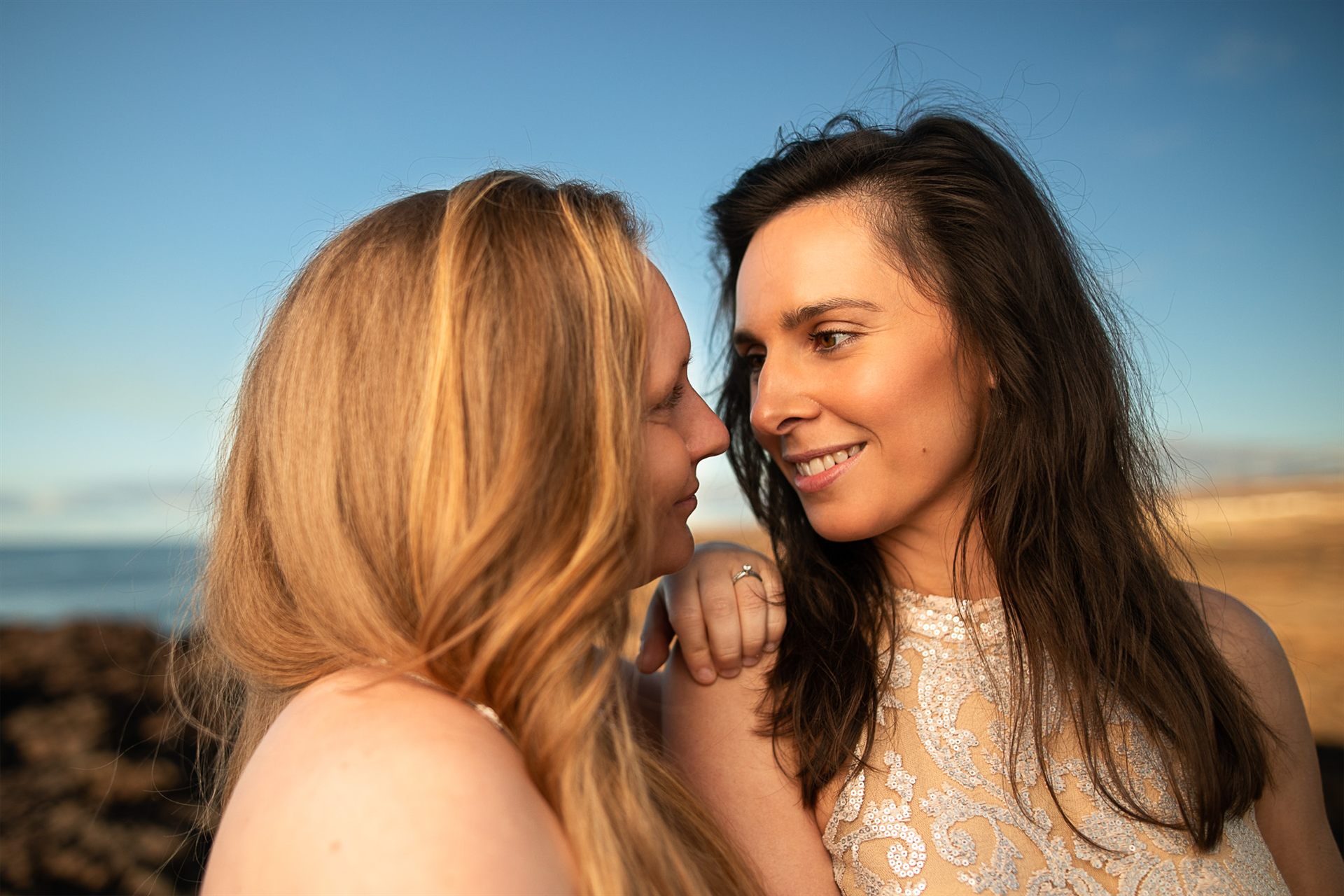 Private wedding ceremony at the Poris de Abona lighthouse